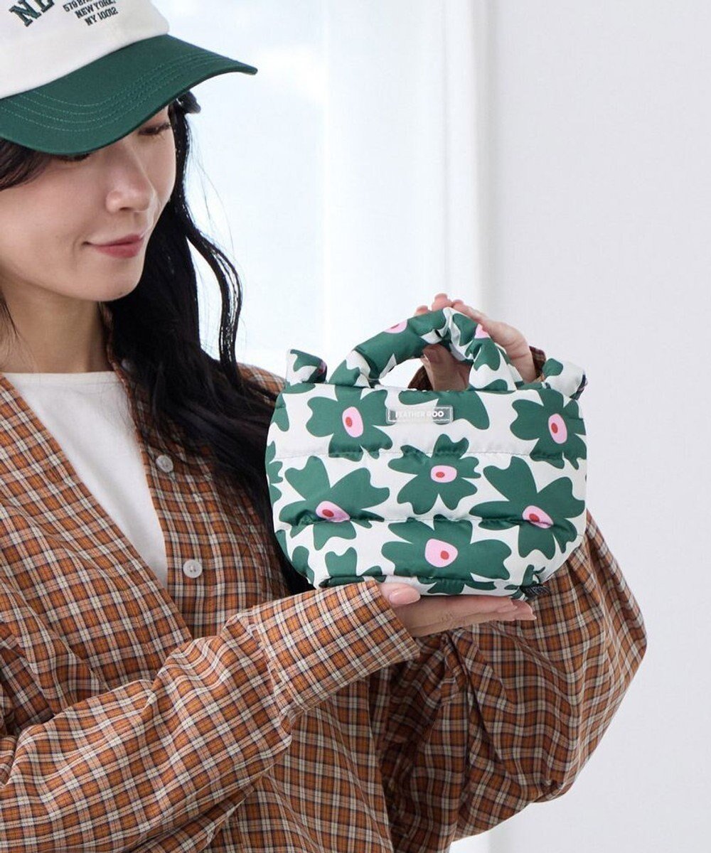 【ルートート/ROOTOTE】の0697【弾む軽さフェザールー】FE.べビール―.フラワーRTG-A インテリア・キッズ・メンズ・レディースファッション・服の通販 founy(ファニー) ファッション Fashion レディースファッション Fashion for Women カメラ Camera Accessories ショルダー Shoulder, Shoulder Strap シンプル Simple, Minimal スマート Smart, Elegant ダウン Down, Puffer パターン Pattern, Design Print フィット Fit, Slim Fit フェザー Feather, Feather Detail フォルム Silhouette, Form フラワー Flower, Floral プリント Print, Printed Pattern ポケット Pocket, Pocket Detail ランダム Random, Irregular リボン Ribbon, Bow 新作・新入荷 New Arrivals / New In 02:グリーン|ID: prp329100004840286 ipo3291000000035270667