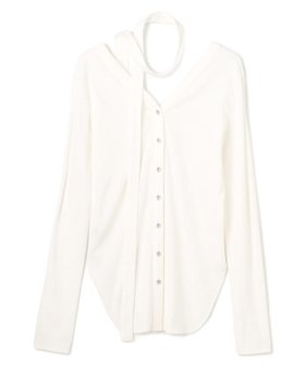 【アンクレイヴ/uncrave】のヴィンテージリブ 2WAYトップス 人気、トレンドファッション・服の通販 founy(ファニー) ファッション Fashion レディースファッション Fashion for Women トップス・カットソー Cut & Sew Tops シャツ・ブラウス・オフィスカジュアル Elegant Blouses & Button-Ups ロングTシャツ・Tシャツ Longline T-Shirts & Tees カットソー・ベーシックTシャツ Cut-and-Sewn Tops / Stretch Tees & Basics カットソー Cut and Sewn Top カーディガン Cardigan, Knitwear ストレッチ Stretch, Stretchy Fabric スリット Slit, Slit Detail テレコ Ribbed, Rib Stitch 長袖 Long Sleeve, Full Sleeve フィット Fit, Slim Fit A/W・秋冬 Autumn/Winter エレガント 上品 Elegant |ID:prp329100004840294