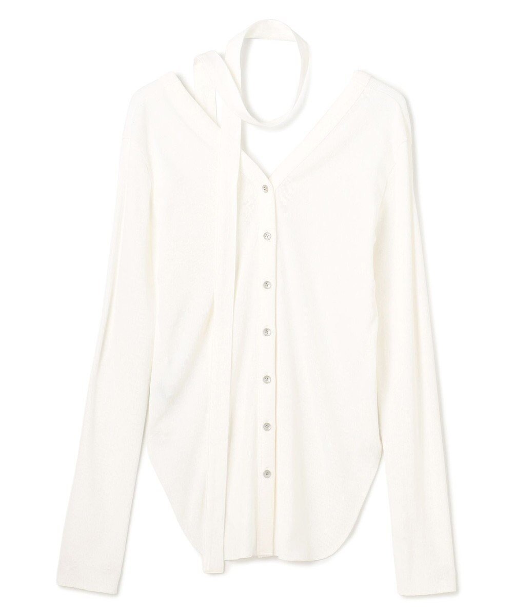 【アンクレイヴ/uncrave】のヴィンテージリブ 2WAYトップス 人気、トレンドファッション・服の通販 founy(ファニー) ファッション Fashion レディースファッション Fashion for Women トップス・カットソー Cut & Sew Tops シャツ・ブラウス・オフィスカジュアル Elegant Blouses & Button-Ups ロングTシャツ・Tシャツ Longline T-Shirts & Tees カットソー・ベーシックTシャツ Cut-and-Sewn Tops / Stretch Tees & Basics カットソー Cut and Sewn Top カーディガン Cardigan, Knitwear ストレッチ Stretch, Stretchy Fabric スリット Slit, Slit Detail テレコ Ribbed, Rib Stitch 長袖 Long Sleeve, Full Sleeve フィット Fit, Slim Fit A/W・秋冬 Autumn/Winter エレガント 上品 Elegant other-1|ID: prp329100004840294 ipo3291000000035270703