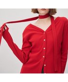 【アンクレイヴ/uncrave】のヴィンテージリブ 2WAYトップス 人気、トレンドファッション・服の通販 founy(ファニー) ファッション Fashion レディースファッション Fashion for Women トップス・カットソー Cut & Sew Tops シャツ・ブラウス・オフィスカジュアル Elegant Blouses & Button-Ups ロングTシャツ・Tシャツ Longline T-Shirts & Tees カットソー・ベーシックTシャツ Cut-and-Sewn Tops / Stretch Tees & Basics カットソー Cut and Sewn Top カーディガン Cardigan, Knitwear ストレッチ Stretch, Stretchy Fabric スリット Slit, Slit Detail テレコ Ribbed, Rib Stitch 長袖 Long Sleeve, Full Sleeve フィット Fit, Slim Fit A/W・秋冬 Autumn/Winter エレガント 上品 Elegant thumbnail レッド|ID: prp329100004840294 ipo3291000000035270705