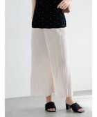 【テチチ/Te chichi】のフロントタックサテンスカート ベージュ|ID: prp329100004840301 ipo3291000000036205439