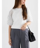 【テチチ/Te chichi】のレースバルーンスリーブニット 人気、トレンドファッション・服の通販 founy(ファニー) ファッション Fashion レディースファッション Fashion for Women トップス・カットソー Cut & Sew Tops ニット Knit Tops & Sweaters おすすめ Recommended / Our Picks スリーブ Sleeve, Long Sleeve / Short Sleeve セーター Sweater, Knitwear トレンド Trend, Trending Now バルーン Balloon, Balloon Silhouette フィット Fit, Slim Fit レース Lace, Lace Fabric 夏 Summer S/S・春夏 SS, Spring/Summer, Warm Season A/W・秋冬 Autumn/Winter thumbnail オフホワイト|ID: prp329100004840316 ipo3291000000036205782