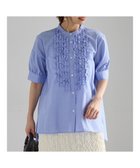 【テチチ/Te chichi】のフロントフリル5分袖ブラウス 人気、トレンドファッション・服の通販 founy(ファニー) ファッション Fashion レディースファッション Fashion for Women トップス・カットソー Cut & Sew Tops シャツ・ブラウス・オフィスカジュアル Elegant Blouses & Button-Ups ギャザー Gathered, Ruffled フリル Frill, Ruffle フロント Front, Front Design ヘムライン Hemline, Bottom Cut 夏 Summer S/S・春夏 SS, Spring/Summer, Warm Season A/W・秋冬 Autumn/Winter thumbnail サックスブルー|ID: prp329100004840322 ipo3291000000036205908