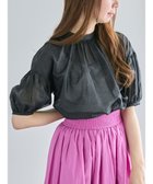 【テチチ/Te chichi】のレザーライクバックリボンブラウス 人気、トレンドファッション・服の通販 founy(ファニー) ファッション Fashion レディースファッション Fashion for Women トップス・カットソー Cut & Sew Tops シャツ・ブラウス・オフィスカジュアル Elegant Blouses & Button-Ups シアー Sheer, See-Through スリーブ Sleeve, Long Sleeve / Short Sleeve リボン Ribbon, Bow 夏 Summer S/S・春夏 SS, Spring/Summer, Warm Season A/W・秋冬 Autumn/Winter thumbnail ブラック|ID: prp329100004840327 ipo3291000000036206042