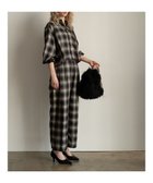 【テチチ/Te chichi】のチェックショートシャツ(セットアップ可)《2025Autumn catalog item》 ブラック|ID: prp329100004840332 ipo3291000000035270838