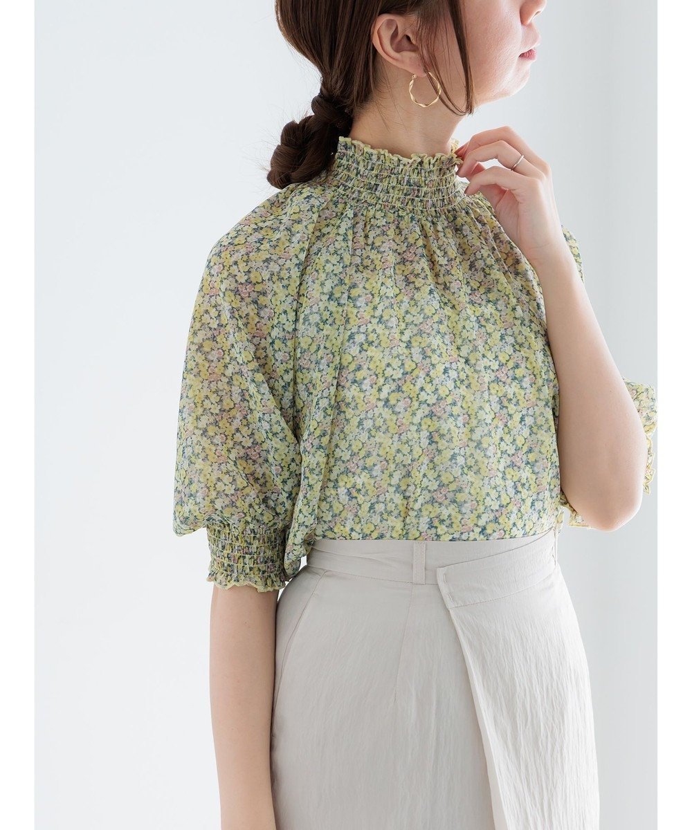 【テチチ/Te chichi】のパターンアソートシャーリングブラウス インテリア・キッズ・メンズ・レディースファッション・服の通販 founy(ファニー) ファッション Fashion レディースファッション Fashion for Women トップス・カットソー Cut & Sew Tops シャツ・ブラウス・オフィスカジュアル Elegant Blouses & Button-Ups シャーリング Shirring, Ruched 夏 Summer S/S・春夏 SS, Spring/Summer, Warm Season A/W・秋冬 Autumn/Winter イエロー|ID: prp329100004840334 ipo3291000000035458955