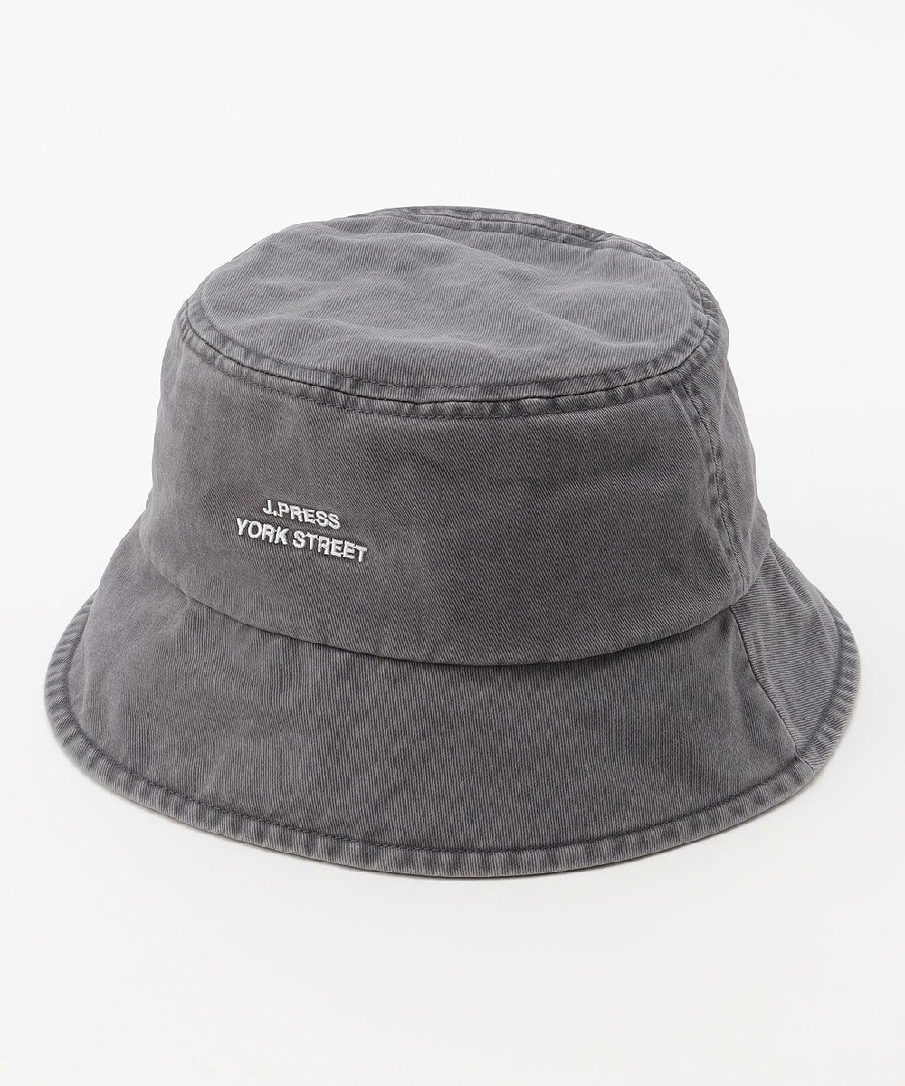 【ジェイプレスヨークストリート/J.PRESS YORK STREET】の【UNISEX】ピグメント バケットハット インテリア・キッズ・メンズ・レディースファッション・服の通販 founy(ファニー) 　ファッション　Fashion　レディースファッション　Fashion for Women　キャップ&ハット　Hats & Caps　ユニセックス　Unisex, Genderless　ワンポイント　One Point, Statement Accent　帽子　Hat, Headwear　グレー系|ID: prp329100004840362 ipo3291000000035803437
