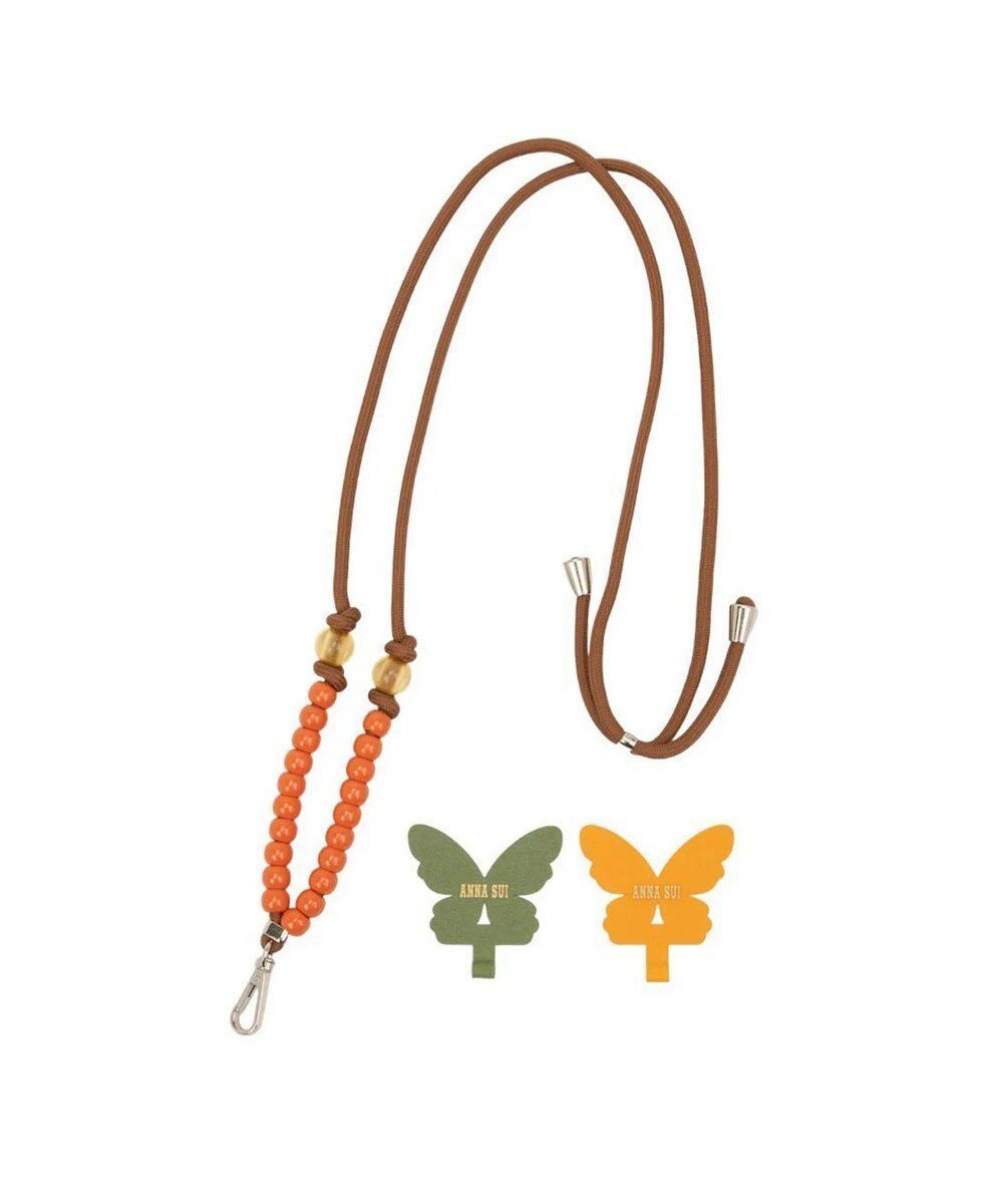 【アナスイ/ANNA SUI】のASストラップ スマホストラップ インテリア・キッズ・メンズ・レディースファッション・服の通販 founy(ファニー) 　ファッション　Fashion　レディースファッション　Fashion for Women　スポーツウェア　Functional & Stylish Sportswear　おすすめ　Recommended / Our Picks　アクセサリー　Fashion Accessories　カラフル　Colorful Design　ギフト プレゼント　Gift / Present　ショルダー　Shoulder, Shoulder Strap　スポーツ　Sports, Activewear　スマート　Smart, Elegant　バタフライ　Butterfly, Butterfly Motif　モバイル　Mobile, Smartphone　ラップ　Wrap, Wrap Design　ブラウン|ID: prp329100004840374 ipo3291000000035802788