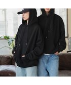 【ウィゴー/WEGO】の【ユニセックス着用ITEM/MLXLサイズ展開/新色追加/裏起毛】スウェットプルパーカー ブラック|ID: prp329100004840389 ipo3291000000035458833