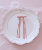 【メゾンドフルール/Maison de FLEUR】のピンクマニアレイヤードリボンバレッタ Pink Beige|ID: prp329100004840396 ipo3291000000035804646