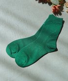 【ティアクラッセ/Tiaclasse】のスパンコールラメソックス グリーン|ID: prp329100004840399 ipo3291000000035271083