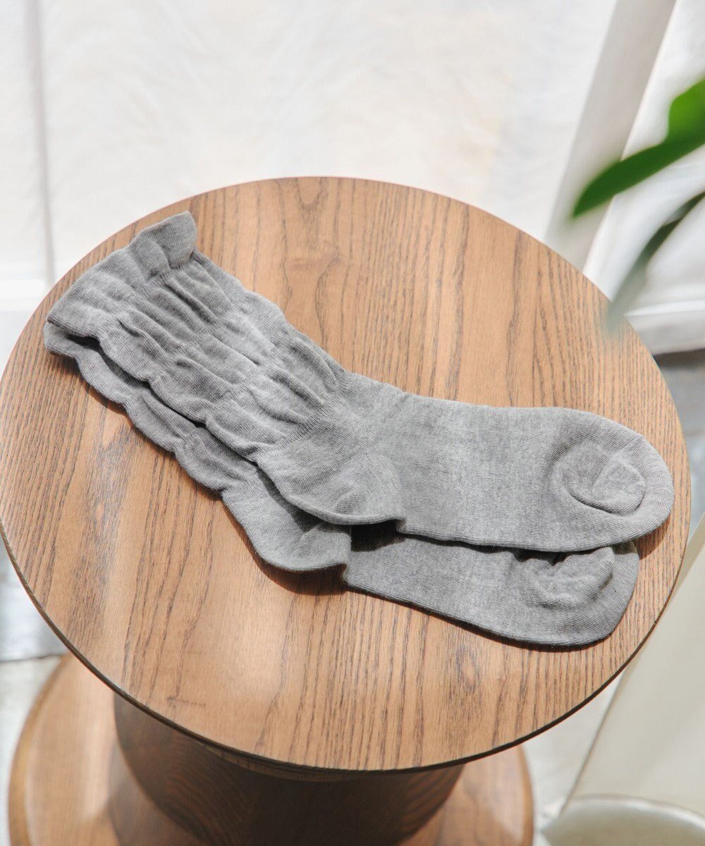 【ティアクラッセ/Tiaclasse】のくしゅくしゅフリルソックス インテリア・キッズ・メンズ・レディースファッション・服の通販 founy(ファニー) ファッション Fashion レディースファッション Fashion for Women ソックス&靴下 Socks & Hosiery レッグウェア・ストッキング Legwear & Hosiery アクセサリー Fashion Accessories 春 Spring 洗える Machine Washable 秋 Autumn シャーリング Shirring, Ruched シューズ Shoes, Footwear ソックス Socks, Hosiery パープル Purple, Violet フリル Frill, Ruffle 無地 Plain, Solid Color 冬 Winter / This Winter 再入荷 Restock / Back in Stock 夏 Summer エレガント 上品 Elegant 入学式 Entrance Ceremony 卒業式 Graduation Ceremony 新作・新入荷 New Arrivals / New In グレー|ID: prp329100004840400 ipo3291000000035802396