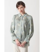 【ダックス/DAKS】のボタニカルプリントブラウス 人気、トレンドファッション・服の通販 founy(ファニー) ファッション Fashion レディースファッション Fashion for Women トップス・カットソー Cut & Sew Tops シャツ・ブラウス・オフィスカジュアル Elegant Blouses & Button-Ups なめらか Smooth, Silky Texture イエロー Yellow インナー Innerwear エレガント 上品 Elegant カーディガン Cardigan, Knitwear ジャケット Jacket, Outerwear 夏 Summer S/S・春夏 SS, Spring/Summer, Warm Season A/W・秋冬 Autumn/Winter thumbnail ライトブルー|ID: prp329100004840405 ipo3291000000035830376