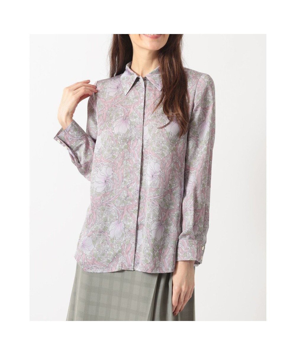 【ダックス/DAKS】のボタニカルプリントブラウス 人気、トレンドファッション・服の通販 founy(ファニー) 　ファッション　Fashion　レディースファッション　Fashion for Women　トップス・カットソー　Cut & Sew Tops　シャツ・ブラウス・オフィスカジュアル　Elegant Blouses & Button-Ups　なめらか　Smooth, Silky Texture　イエロー　Yellow　インナー　Innerwear　エレガント 上品　Elegant　カーディガン　Cardigan, Knitwear　ジャケット　Jacket, Outerwear　夏　Summer　S/S・春夏　SS, Spring/Summer, Warm Season　A/W・秋冬　Autumn/Winter　 other-1|ID: prp329100004840405 ipo3291000000036009489