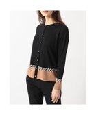 【ダックス/DAKS】のジャカードクルーネックカーディガン 人気、トレンドファッション・服の通販 founy(ファニー) ファッション Fashion レディースファッション Fashion for Women トップス・カットソー Cut & Sew Tops カーディガン・羽織り Layered Style Cardigans カーディガン Cardigan, Knitwear チェック Check, Plaid, Tartan A/W・秋冬 Autumn/Winter thumbnail ブラック|ID: prp329100004840407 ipo3291000000035806014