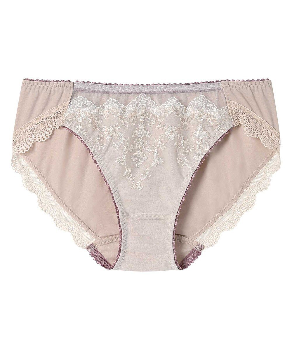 【アンフィ/AMPHI】のショーツ 【Glama-Rich グラマリッチ 脇スッキリタイプ】 BYJ603とペア アウターにひびきにくい(裾) PYJ103 アンフィ/ワコール インテリア・キッズ・メンズ・レディースファッション・服の通販 founy(ファニー) 　ファッション　Fashion　レディースファッション　Fashion for Women　アウター　Coat / Outerwear Collection　アンダー　Underwear Essentials　クラシカル　Classical, Vintage-Inspired　シアー　Sheer, See-Through　ショーツ　Shorts, Short Pants　シルバー　Silver, Metallic Silver　ストレッチ　Stretch, Stretchy Fabric　フロント　Front, Front Design　レース　Lace, Lace Fabric　エレガント 上品　Elegant　アイボリー|ID: prp329100004840626 ipo3291000000035275647