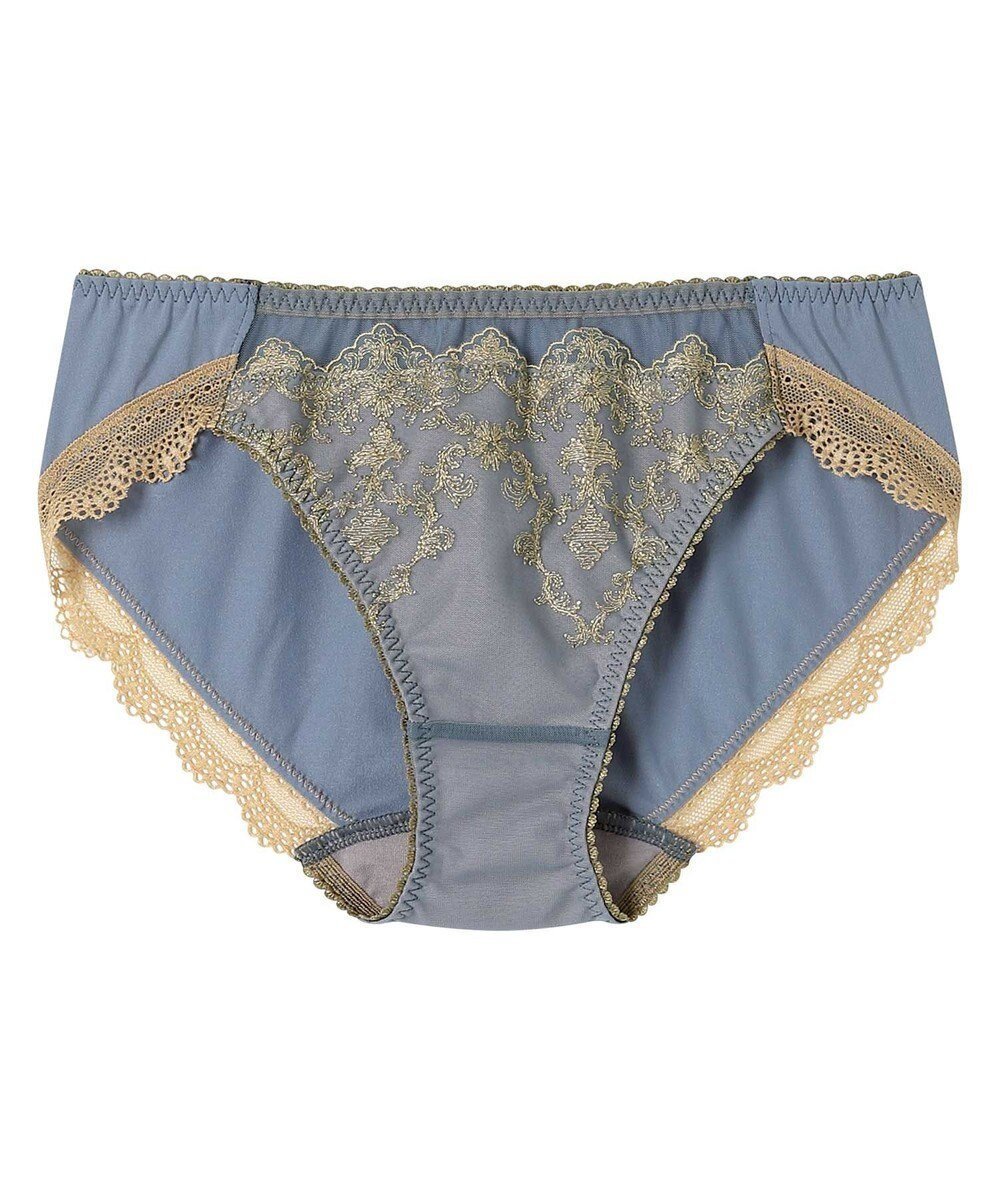 【アンフィ/AMPHI】のショーツ 【Glama-Rich グラマリッチ 脇スッキリタイプ】 BYJ603とペア アウターにひびきにくい(裾) PYJ103 アンフィ/ワコール インテリア・キッズ・メンズ・レディースファッション・服の通販 founy(ファニー) 　ファッション　Fashion　レディースファッション　Fashion for Women　アウター　Coat / Outerwear Collection　アンダー　Underwear Essentials　クラシカル　Classical, Vintage-Inspired　シアー　Sheer, See-Through　ショーツ　Shorts, Short Pants　シルバー　Silver, Metallic Silver　ストレッチ　Stretch, Stretchy Fabric　フロント　Front, Front Design　レース　Lace, Lace Fabric　エレガント 上品　Elegant　ブルー|ID: prp329100004840626 ipo3291000000035275650