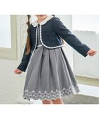 【エニィ/ANY / KIDS】の【2点セット】ジャケット+裾刺繍ワンピース グレー|ID: prp329100004840632 ipo3291000000035988312