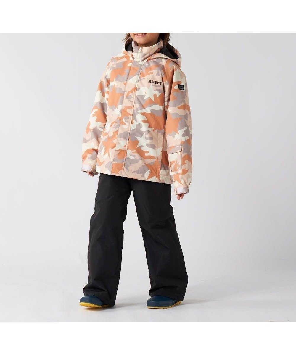 【その他のブランド/Other】の【RUSTY】スノーウェア 上下セット 耐水圧10000mm インテリア・キッズ・メンズ・レディースファッション・服の通販 founy(ファニー) 　ファッション　Fashion　キッズファッション　Fashion for Kids　アウター　Coat Outerwear /Kids　アウトドア　Outdoor Clothing　サスペンダー　Suspenders, Braces　ジャケット　Jacket, Outerwear　トレンド　Trend, Trending Now　冬　Winter / This Winter　A/W・秋冬　Autumn/Winter　ベージュ|ID: prp329100004840648 ipo3291000000036029269