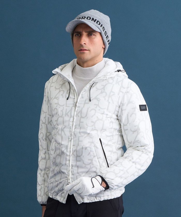 【23区 ゴルフ/23区GOLF / MEN】の【MEN】ロゴグラフィック中綿ブルゾン インテリア・キッズ・メンズ・レディースファッション・服の通販 founy(ファニー) https://founy.com/ ファッション Fashion メンズファッション Fashion for Men アウター Men's Coats Outerwear ブルゾンジャケット / カジュアルアウター Bomber Jackets & Blousons グラフィック Graphic, Graphic Design 軽量 Lightweight, Ultra Light ジャケット Jacket, Outerwear タフタ Taffeta, Structured Fabric ダブル Double, Double-Breasted フロント Front, Front Design ブルゾン Blouson, Bomber Jacket プリント Print, Printed Pattern ポケット Pocket, Pocket Detail A/W・秋冬 Autumn/Winter エレガント 上品 Elegant |ID: prp329100004840727 ipo3291000000035276650