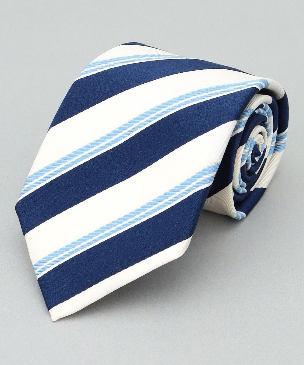 【五大陸/gotairiku / MEN】の日本縫製/オリジナル柄【Fermo Fossati】ネクタイ_レジメンタル インテリア・キッズ・メンズ・レディースファッション・服の通販 founy(ファニー) 　ファッション　Fashion　メンズファッション　Fashion for Men　イタリア　Italy　シルク　Silk, 100% Silk　スーツ　Suit, Formalwear　ビジネス 仕事 通勤　Business / Work / Commuting　アイボリー系1|ID: prp329100004840738 ipo3291000000036272449