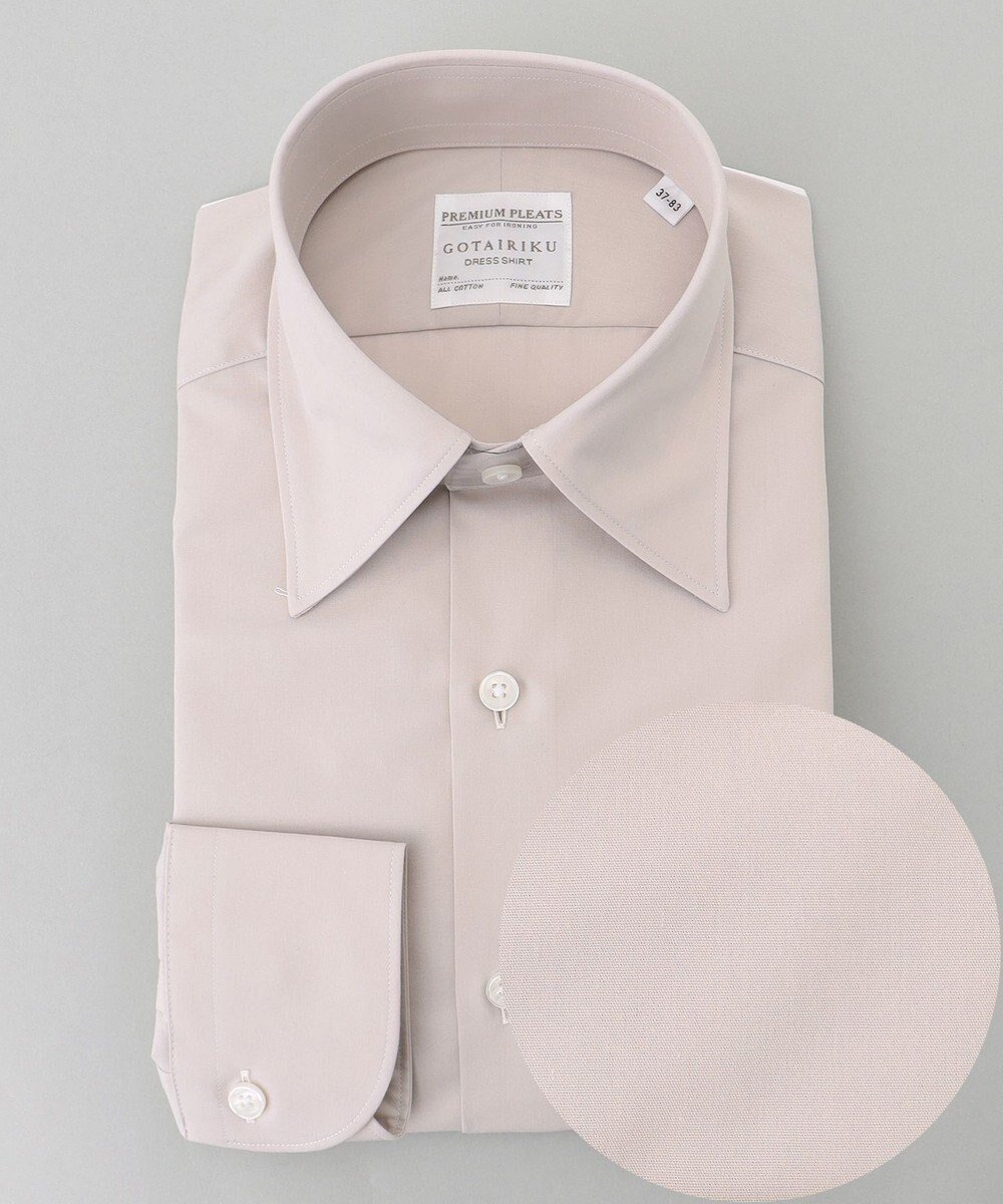 【五大陸/gotairiku / MEN】の【形態安定】PREMIUMPLEATS_レギュラーカラー 通年ドレスシャツ_アイボリー(25年春夏モデル) 人気、トレンドファッション・服の通販 founy(ファニー) 　ファッション　Fashion　メンズファッション　Fashion for Men　トップス・カットソー　Cut & Sew Tops　メンズシャツ　Shirts　イタリア　Italy　エレガント 上品　Elegant　春　Spring　クラシック　Classic, Timeless Style　スーピマ　Supima, Premium Cotton　ドレス　Dress, One-Piece　定番　Standard, Basic Item　フランス　France, French　レギュラー　Regular, Standard Fit　A/W・秋冬　Autumn/Winter　S/S・春夏　SS, Spring/Summer, Warm Season　夏　Summer　 other-1|ID: prp329100004840742 ipo3291000000035276880