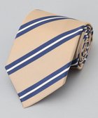 【五大陸/gotairiku / MEN】のGOTAIRIKU別注【日本製】シルク ネクタイ_ストライプ ベージュ系1|ID: prp329100004840767 ipo3291000000035824961