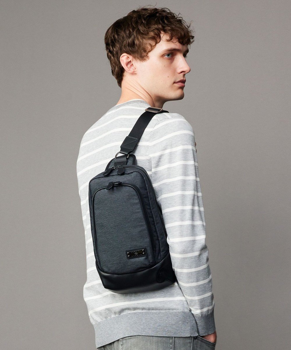 【ジョセフ アブード/JOSEPH ABBOUD / MEN】の【軽量/コンパクト】インターレースカルゼ ボディーバッグ 人気、トレンドファッション・服の通販 founy(ファニー) 　ファッション　Fashion　メンズファッション　Fashion for Men　バッグ　Bags　コンパクト　Compact, Small Size　スマート　Smart, Elegant　旅行　Travel　軽量　Lightweight, Ultra Light　 other-1|ID: prp329100004840774 ipo3291000000035825029