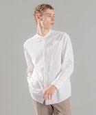 【ジョゼフ オム/JOSEPH HOMME / MEN】のハイゲージコットンジャージー バンドカラーシャツ 人気、トレンドファッション・服の通販 founy(ファニー) ファッション Fashion メンズファッション Fashion for Men トップス・カットソー Cut & Sew Tops メンズシャツ Shirts おすすめ Recommended / Our Picks シンプル Simple, Minimal ジャケット Jacket, Outerwear ヨーク Yoke, Yoke Design ラウンド Round, Round Neck リラックス Relax, Relaxed Fit 夏 Summer 春 Spring S/S・春夏 SS, Spring/Summer, Warm Season 長袖 Long Sleeve, Full Sleeve thumbnail ホワイト系|ID: prp329100004840778 ipo3291000000036242322
