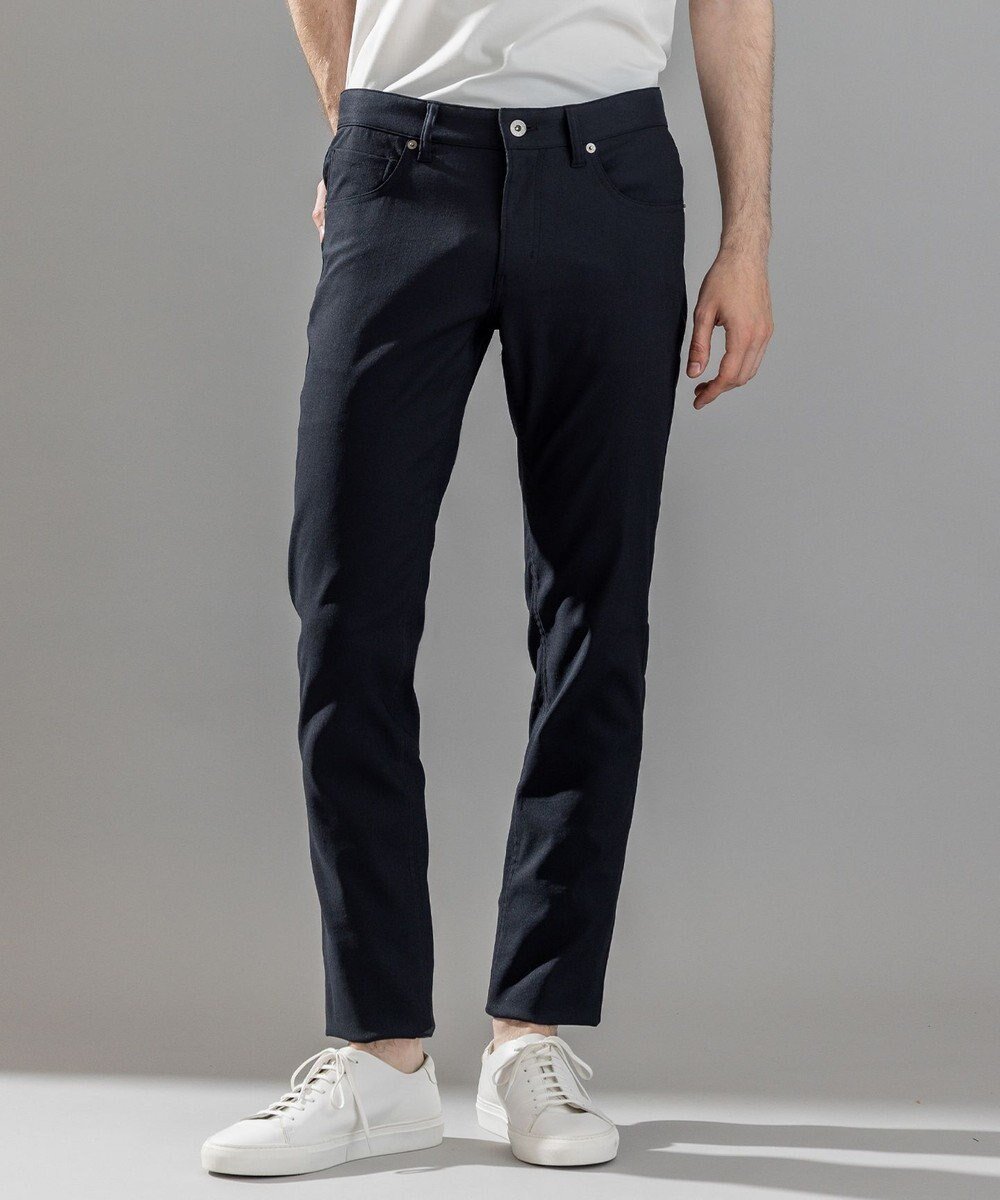 【ジョゼフ オム/JOSEPH HOMME / MEN】の新素材【洗える/ストレッチ】テクノドライストレッチ 5ポケットパンツ / STICK 5P インテリア・キッズ・メンズ・レディースファッション・服の通販 founy(ファニー) ファッション Fashion メンズファッション Fashion for Men ボトムス Bottoms ストレッチ Stretch, Stretchy Fabric ストレート Straight, Straight Cut スリム Slim, Slim Fit ポケット Pocket, Pocket Detail メランジ Melange, Mixed Yarn 人気 Popular, Best Seller 夏 Summer 定番 Standard, Basic Item 春 Spring S/S・春夏 SS, Spring/Summer, Warm Season 洗える Machine Washable ネイビー系|ID: prp329100004840780 ipo3291000000036084324