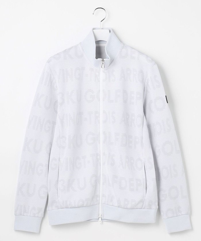 【23区 ゴルフ/23区GOLF / MEN】の【MEN】ロゴジャガードトラックジャケット インテリア・キッズ・メンズ・レディースファッション・服の通販 founy(ファニー) https://founy.com/ ファッション Fashion メンズファッション Fashion for Men トップス・カットソー Cut & Sew Tops ゴルフ Golf シンプル Simple, Minimal ジャケット Jacket, Outerwear スウェット / スエット Sweatshirt, Sweatwear ストレッチ Stretch, Stretchy Fabric スポーティ Sporty, Casual Athletic プリント Print, Printed Pattern ベーシック Basic, Essential エレガント 上品 Elegant A/W・秋冬 Autumn/Winter |ID: prp329100004840790 ipo3291000000035521722