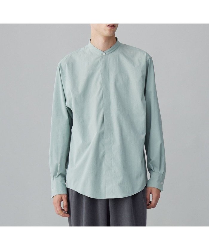 【アンフィーロ/UNFILO / MEN】のコンフォート バンドカラーシャツ 24年秋冬商品 インテリア・キッズ・メンズ・レディースファッション・服の通販 founy(ファニー) https://founy.com/ ファッション Fashion メンズファッション Fashion for Men トップス・カットソー Cut & Sew Tops メンズシャツ Shirts クラシック Classic, Timeless Style 吸水 Absorbent, Quick-Dry 軽量 Lightweight, Ultra Light ストレッチ Stretch, Stretchy Fabric スラックス Slacks, Dress Pants トレンド Trend, Trending Now A/W・秋冬 Autumn/Winter |ID: prp329100004840795 ipo3291000000035767447