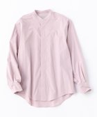 【アンフィーロ/UNFILO / MEN】のコンフォート バンドカラーシャツ 24年秋冬商品 ダスティ ピンク|ID: prp329100004840795 ipo3291000000035767464