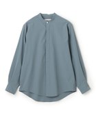 【アンフィーロ/UNFILO / MEN】のコンフォート バンドカラーシャツ 24年秋冬商品 ダークブルー|ID: prp329100004840795 ipo3291000000035767471