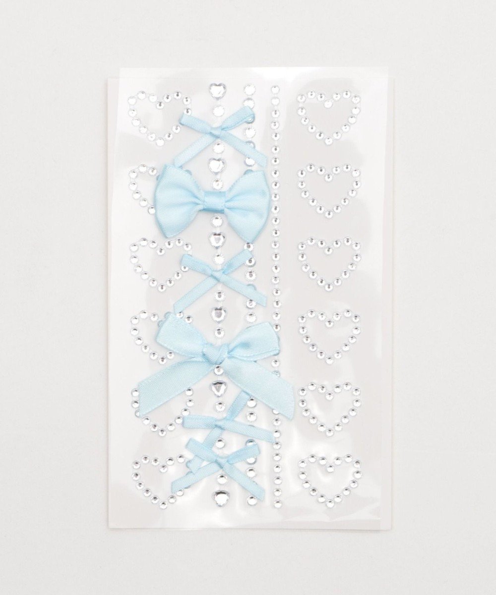 【ウィゴー/WEGO】のフェイスデコステッカー インテリア・キッズ・メンズ・レディースファッション・服の通販 founy(ファニー) 　ファッション　Fashion　レディースファッション　Fashion for Women　スポーツウェア　Functional & Stylish Sportswear　おすすめ　Recommended / Our Picks　ストーン　Stone, Gem-Like　スポーツ　Sports, Activewear　スマホ　Smartphone, Mobile Device　リボン　Ribbon, Bow　サックス|ID: prp329100004840846 ipo3291000000035592416