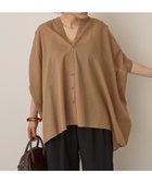 【アメリカンホリック/AMERICAN HOLIC】のイージーケア 接触冷感フレンチスリーブギャザーシャツ Mocha|ID: prp329100004840886 ipo3291000000035622201