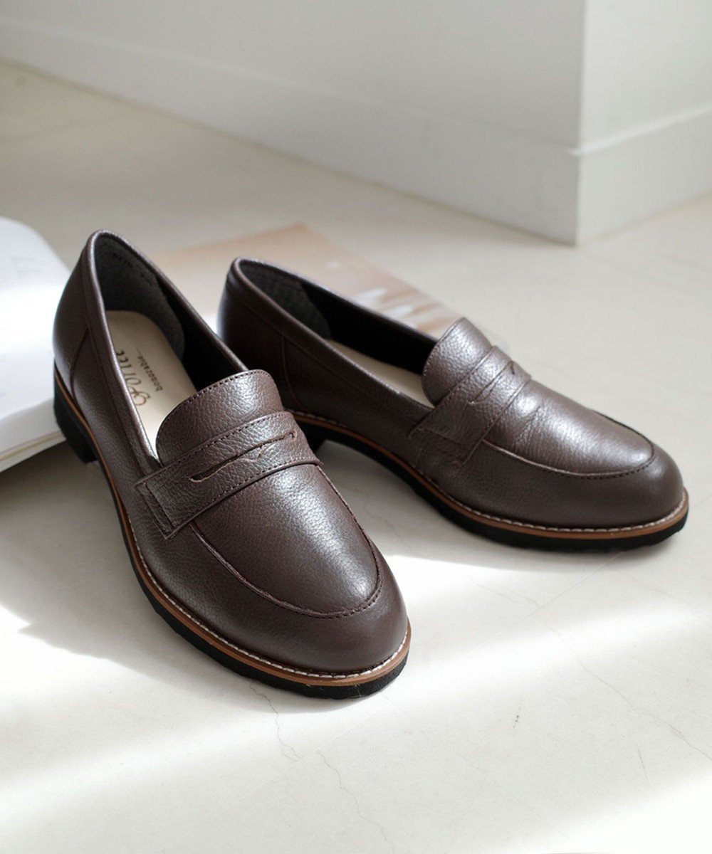 【ポインター/Pointer】の本革軽量 定番ローファー インテリア・キッズ・メンズ・レディースファッション・服の通販 founy(ファニー) ファッション Fashion レディースファッション Fashion for Women 定番 Standard, Basic Item 軽量 Lightweight, Ultra Light ダークブラウン|ID: prp329100004840903 ipo3291000000035405258