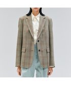 【ベイジ,/BEIGE,】の【Oggi 8月号掲載】SELMA / チェックウールテーラードジャケット Camel × Nude|ID: prp329100004840907 ipo3291000000035279167