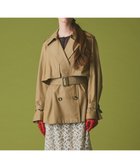 【グレース コンチネンタル/GRACE CONTINENTAL】のケープショートトレンチコート ベージュ|ID: prp329100004840932 ipo3291000000035814122