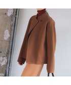 【ベイジ,/BEIGE,】の【Oggi掲載】LEMOORE / ウールリバースタンドカラーショートコート Caramel|ID: prp329100004840933 ipo3291000000035857890