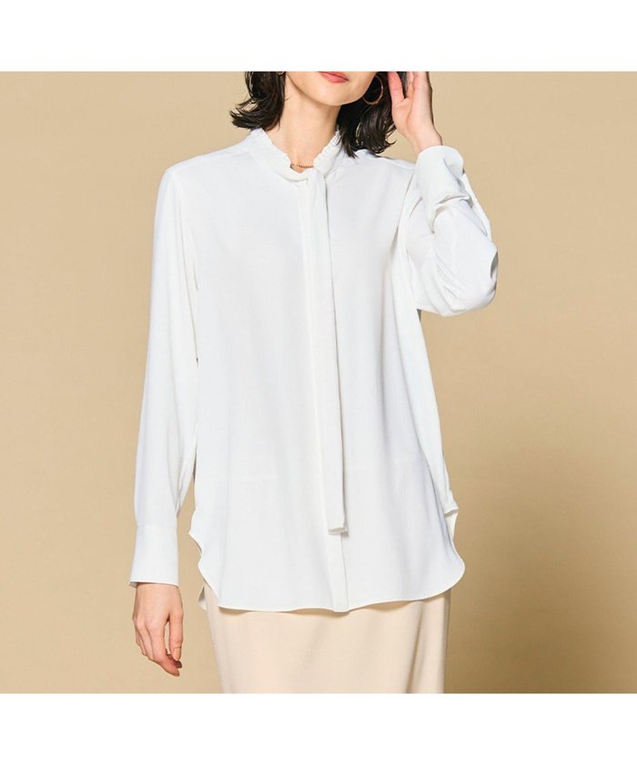 【ベイジ,/BEIGE,】の【洗える】EVA / ボウタイロングスリーブブラウス インテリア・キッズ・メンズ・レディースファッション・服の通販 founy(ファニー) https://founy.com/ ファッション Fashion レディースファッション Fashion for Women トップス・カットソー Cut & Sew Tops シャツ・ブラウス・オフィスカジュアル Elegant Blouses & Button-Ups とろみ Fluid, Flowy Fabric ジャケット Jacket, Outerwear ジョーゼット Georgette, Semi-Sheer Fabric ストレッチ Stretch, Stretchy Fabric セレモニー Ceremony ドレープ Drape, Draping Fabric 人気 Popular, Best Seller 今季 This Season, Current Season ビジネス 仕事 通勤 Business / Work / Commuting 夏 Summer 定番 Standard, Basic Item S/S・春夏 SS, Spring/Summer, Warm Season 洗える Machine Washable A/W・秋冬 Autumn/Winter |ID: prp329100004840941 ipo3291000000036250358