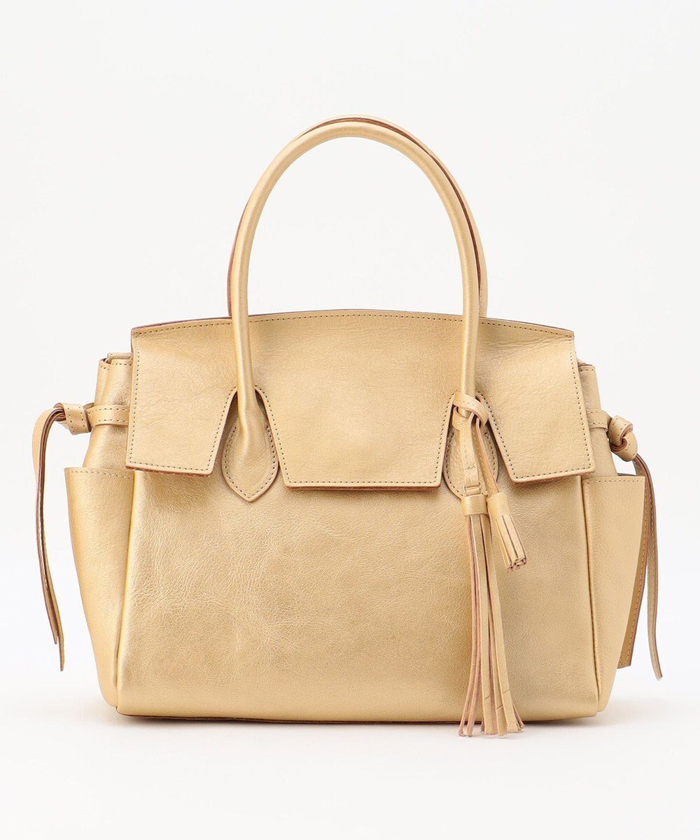 【アンビリオン/UNBILLION】の【テレビ ドラマ着用アイテム】perche 姫路オイルレザーフラップ付きトートバッグS インテリア・キッズ・メンズ・レディースファッション・服の通販 founy(ファニー) 　ファッション　Fashion　レディースファッション　Fashion for Women　バッグ　Bags　オイル　Body Oil　ショルダー　Shoulder, Shoulder Strap　タッセル　Tassel, Fringe　リボン　Ribbon, Bow　日本製　Made In Japan　ゴールド|ID: prp329100004840943 ipo3291000000036150734