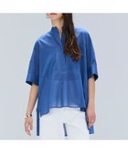 【ベイジ,/BEIGE,】の【洗える・Oggi 10月号掲載】BAC / コットンビックポケットスタンドカラーシャツ Blue|ID: prp329100004840955 ipo3291000000035279884