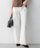 【23区/NIJYUSANKU】の【一部先行予約/見上愛さん着用/接触冷感】23区DENIM サマー ストレート ワイド パンツ ホワイト系|ID: prp329100004840959 ipo3291000000035964037
