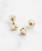 【トッカ/TOCCA】の【WEB限定】WITH HEART MINI PIERCED EARRINGS K10 ピアス 人気、トレンドファッション・服の通販 founy(ファニー) ファッション Fashion レディースファッション Fashion for Women ジュエリー Jewelry ファッションリング Fashion Rings イヤリング・フープ・ドロップタイプ Hoop, Drop & Clip Earrings アクセサリー Fashion Accessories ジュエリー Jewelry, Accessories フォルム Silhouette, Form ポーチ Pouch, Small Case thumbnail イエローゴールド系|ID: prp329100004840971 ipo3291000000036200156