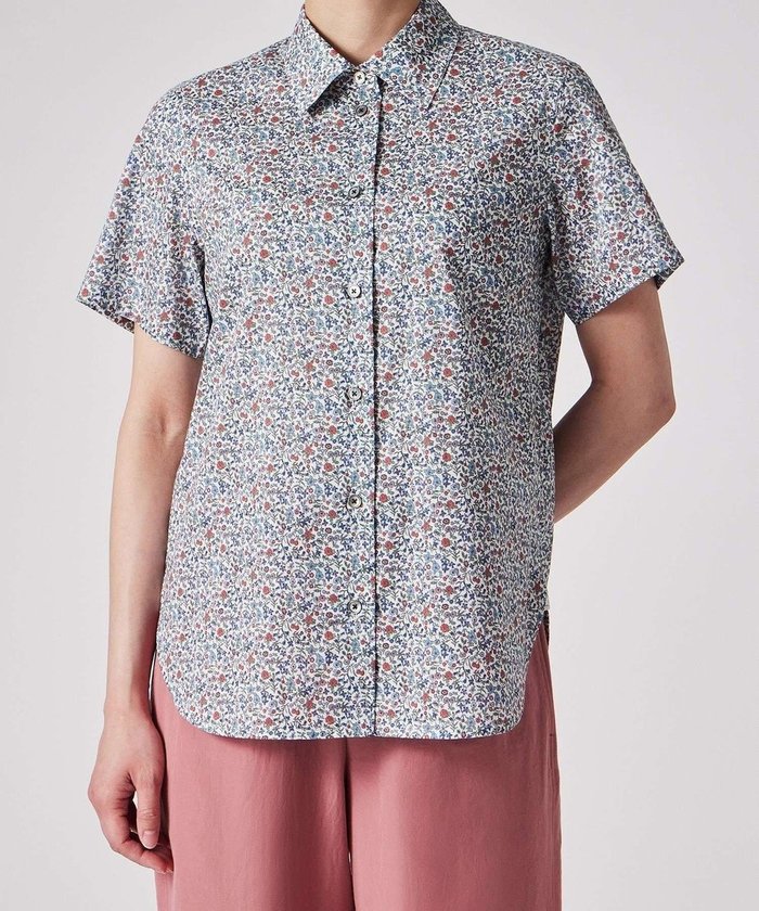 【ポール スミス/Paul Smith】のリバティプリント 半袖シャツ インテリア・キッズ・メンズ・レディースファッション・服の通販 founy(ファニー) https://founy.com/ ファッション Fashion レディースファッション Fashion for Women トップス・カットソー Cut & Sew Tops シャツ・ブラウス・オフィスカジュアル Elegant Blouses & Button-Ups おすすめ Recommended / Our Picks カラフル Colorful Design デニム Denim, Jeans Material プリント Print, Printed Pattern ベーシック Basic, Essential 半袖 Short Sleeve, Half Sleeve 夏 Summer 旅行 Travel S/S・春夏 SS, Spring/Summer, Warm Season A/W・秋冬 Autumn/Winter |ID: prp329100004840978 ipo3291000000035280388
