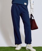 【ピーダブリュサーキュラス/PW CIRCULUS】の【ストレッチ素材】【WOMEN】セミワイド イージーパンツ ゴルフウェア レディース ネイビー系|ID: prp329100004840981 ipo3291000000035280461