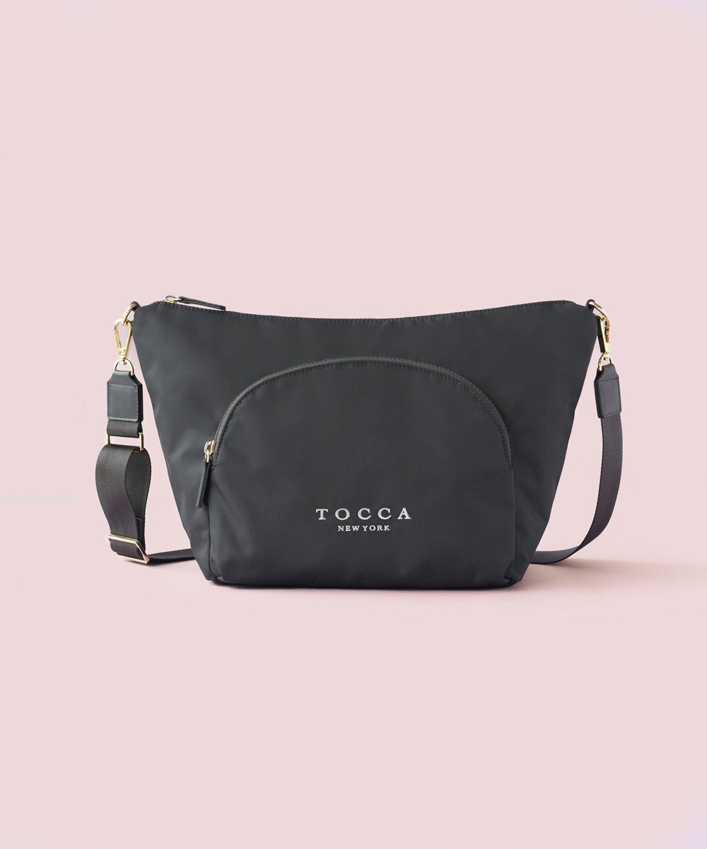 【トッカ/TOCCA】の【WEB&一部店舗限定】【環境に優しい素材】COLLINA NYLON BAG ショルダーバッグ インテリア・キッズ・メンズ・レディースファッション・服の通販 founy(ファニー) 　ファッション　Fashion　レディースファッション　Fashion for Women　バッグ　Bags　クラウン　Crown, Royal Motif　軽量　Lightweight, Ultra Light　シューズ　Shoes, Footwear　ジップ　Zip, Zipper　スポーツ　Sports, Activewear　財布　Wallet, Purse　トレンド　Trend, Trending Now　フォルム　Silhouette, Form　フロント　Front, Front Design　ポケット　Pocket, Pocket Detail　メッシュ　Mesh, Net Fabric　リュクス　Luxury, Elegant, High-End, Chic　おすすめ　Recommended / Our Picks　旅行　Travel　グレー系|ID: prp329100004840983 ipo3291000000036260631