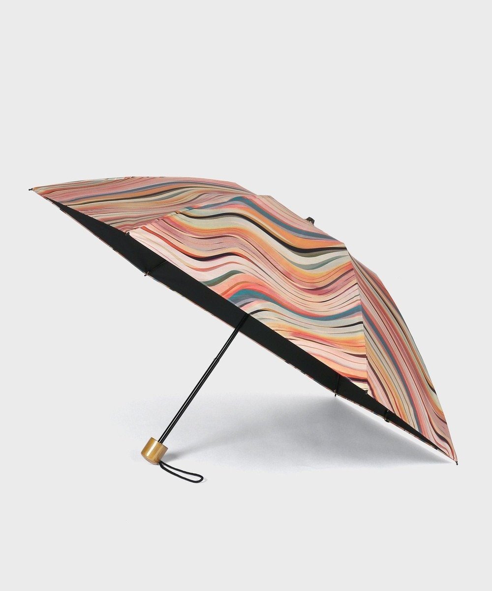 【ポール スミス/Paul Smith】のプリント 折りたたみ傘 インテリア・キッズ・メンズ・レディースファッション・服の通販 founy(ファニー) ファッション Fashion レディースファッション Fashion for Women レイングッズ・傘・晴雨兼用傘 Umbrellas & Rain Gear コーティング Coating, Coated Finish ネコ Cat, Feline Motif プリント Print, Printed Pattern エレガント 上品 Elegant 傘 Umbrella, Parasol 夏 Summer スワール|ID: prp329100004840985 ipo3291000000036256349