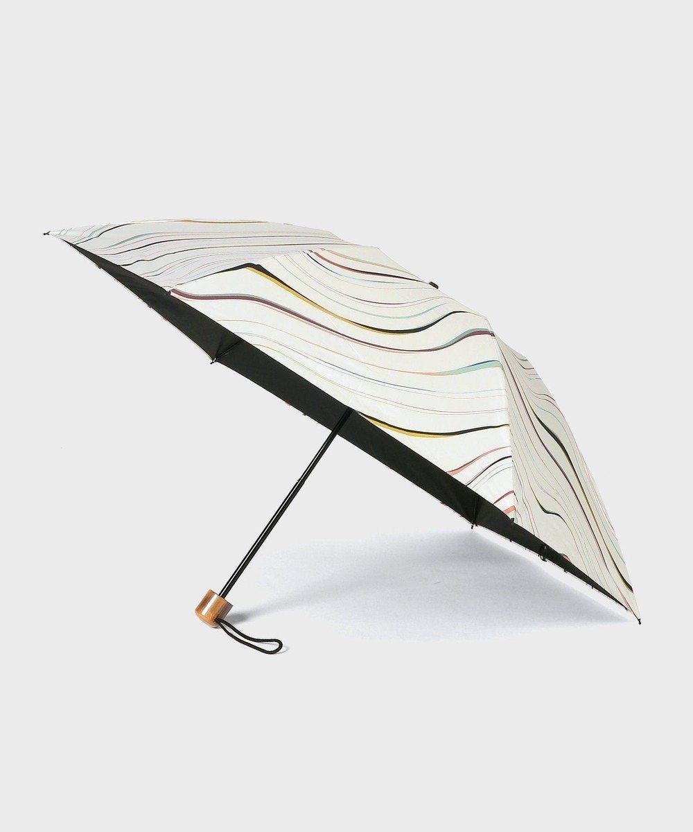 【ポール スミス/Paul Smith】のプリント 折りたたみ傘 インテリア・キッズ・メンズ・レディースファッション・服の通販 founy(ファニー) ファッション Fashion レディースファッション Fashion for Women レイングッズ・傘・晴雨兼用傘 Umbrellas & Rain Gear コーティング Coating, Coated Finish ネコ Cat, Feline Motif プリント Print, Printed Pattern エレガント 上品 Elegant 傘 Umbrella, Parasol 夏 Summer ホワイト|ID: prp329100004840985 ipo3291000000036256350